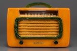 Rare DeWald 561 ’Jewel’ Radio in Butterscotch + Blue Catalin